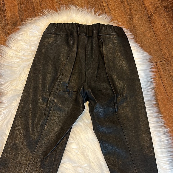 Row Moto Leather Leggings Pants - Picture 9 of 11